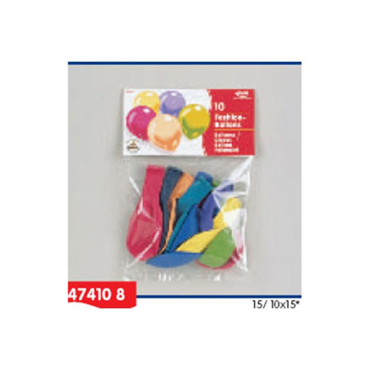 Набор из 10 разноцветных шариков модных оттенков  